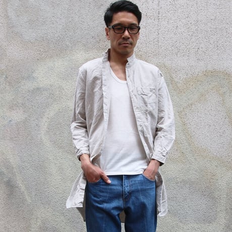 【RE PRICE/価格改定】[AUD1141]Upscape Audience ガラガラ紡 Uネック半袖Tシャツ
