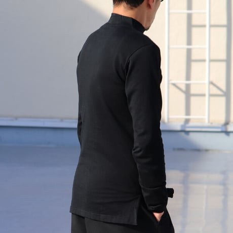 【RE PRICE/価格改定】[AUD1748] Upscape Audience コーマ天竺モックネック長袖Tシャツ