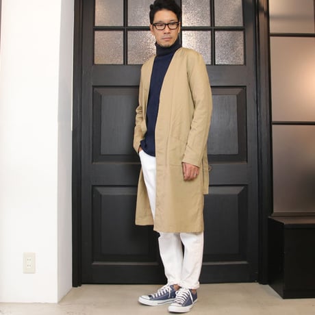 【RE PRICE / 価格改定】[AUD2737]コーマウェザーキモノガウンコート【MADE IN JAPAN】『日本製』