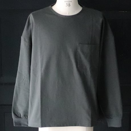 VORTEX 8オンス（MVS天竺）サイドスリット Aライン L/S Tシャツ【MADE IN JAPAN】『日本製』/ Upscape Audience [AUD6576]