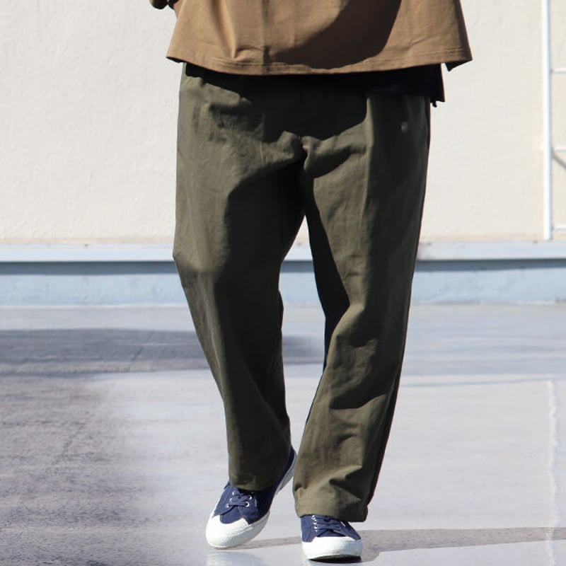 岡山」クラシック チノクロス ヴィンテージ ワッシャー M52 2タック