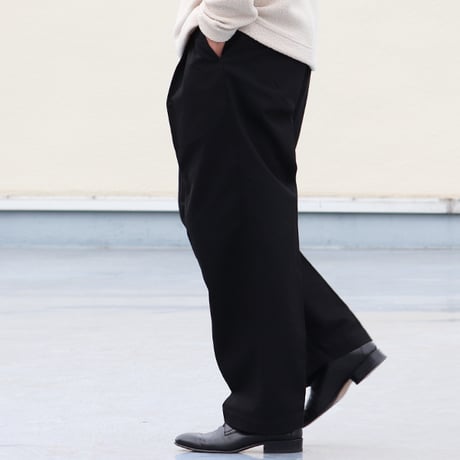 「備後」ヴィンテージ フレンチドリル 1タックバレルパンツ【MADE IN JAPAN】/ Upscape Audience [AUD3576]