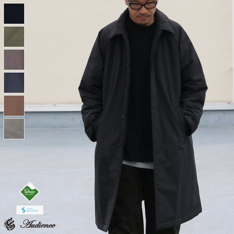 60/40クロス Sorona®Dupont 中綿 ステンカラーコート【送料無料】 / Aud