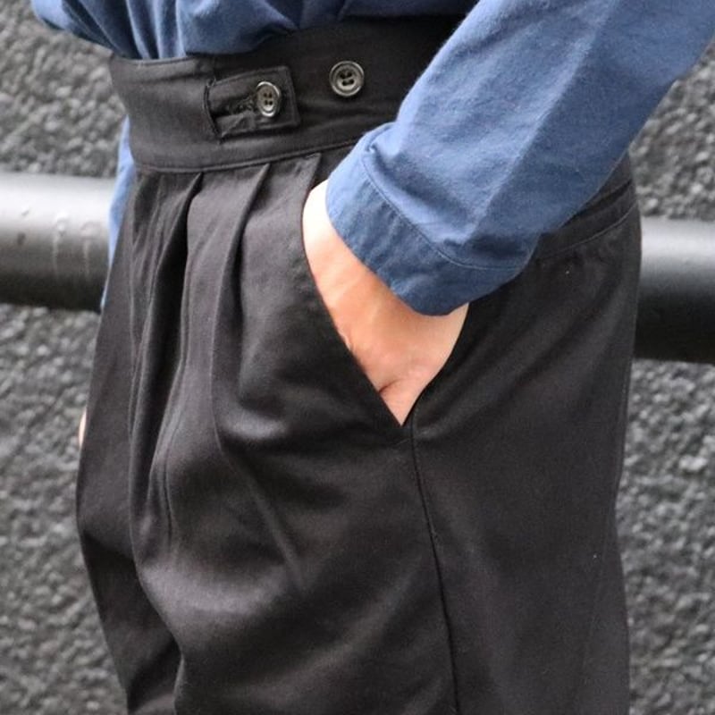 30/2ウエポン タックワイド グルカ アンクル パンツ『日本製 30/2ウエポン タックワイド グルカ アンクル パンツ『日本製