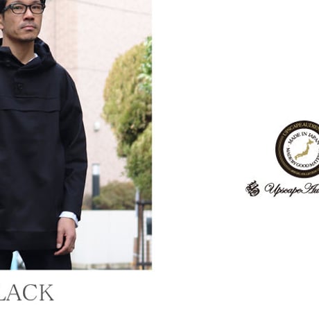 グロッシーツイル サイドスリット アノラックパーカ-【MADE IN JAPAN】『日本製』/ Upscape Audience [AUD7005]