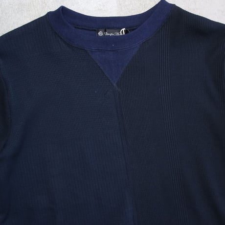 【RE PRICE/価格改定】[AUD1816] Upscape Audience BOROライク ランダムワッフル ガゼットクルーネックニット