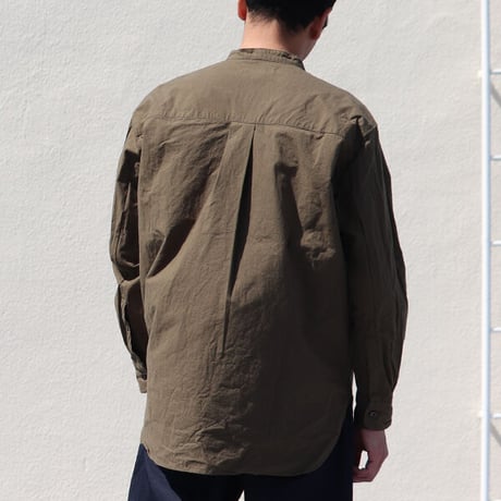馬布ヴィンテージフィニッシュバンドカラースリーピングシャツ【MADE IN JAPAN】『日本製』/ Upscape Audience [AUD6263]