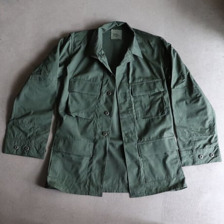 DEAD STOCK / 90s B.D.U. Jacket Green483（B.D.U. ジャケット リップストップ） [INS2063]