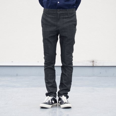 【価格改定】[AUD3302] Upscape Audience オーバーダイカラーデニムノープリーツテーパードパンツ