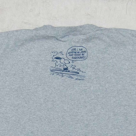 【RE PRICE / 価格改定】[AUD1774] Audience Old Snoopy "Schulz-Beach" 7.1oz米綿丸胴オールドプリントクルーネックT