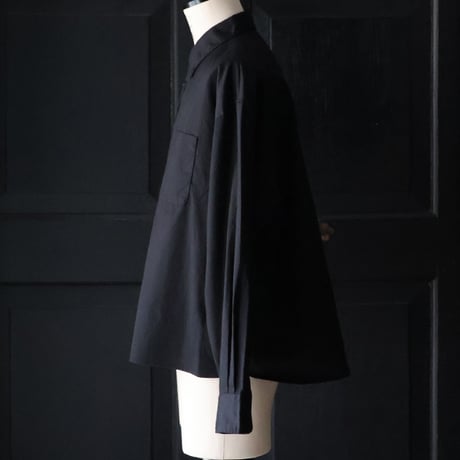 「遠州」7オンス チノクロス ボタンダウン ボクシー クロップド 長袖シャツ【MADE IN JAPAN】/ Upscape Audience [AUD6666]
