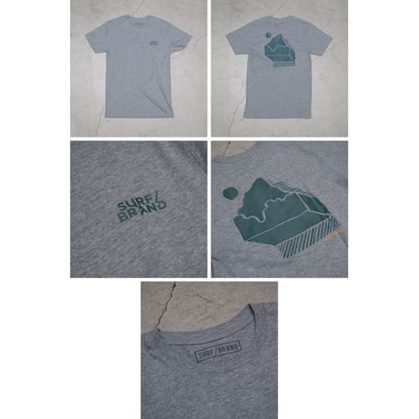 【RE PRICE / 価格改定】[INS1066] SURF/BRAND "MOUNTAINS" 半袖Tシャツ