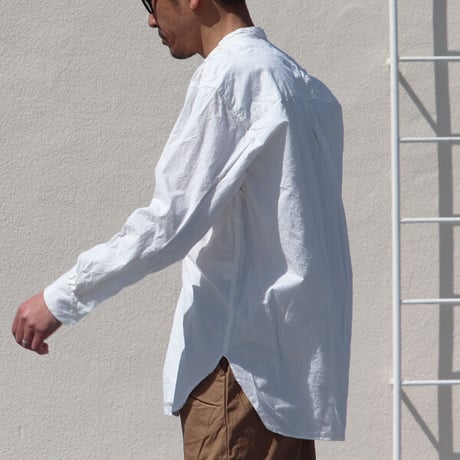 馬布ヴィンテージフィニッシュバンドカラースリーピングシャツ【MADE IN JAPAN】『日本製』/ Upscape Audience [AUD6263]