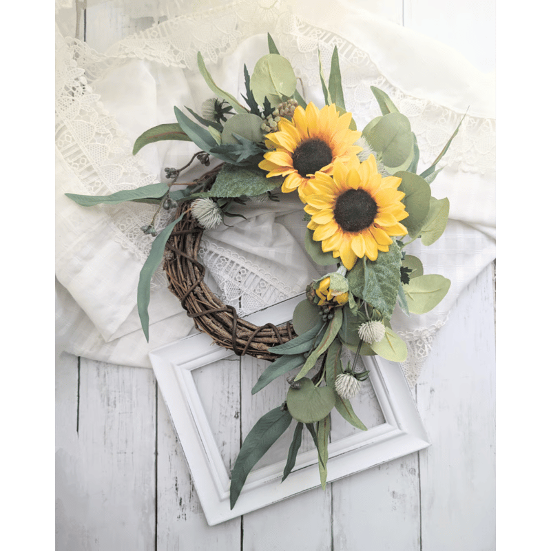 NA_NO様　おまとめ　アジサイとユーカリのブルーグリーンリース　他3点　計4点 完成品リース］紫陽花 オパールクラシックグリーン・ユーカリ