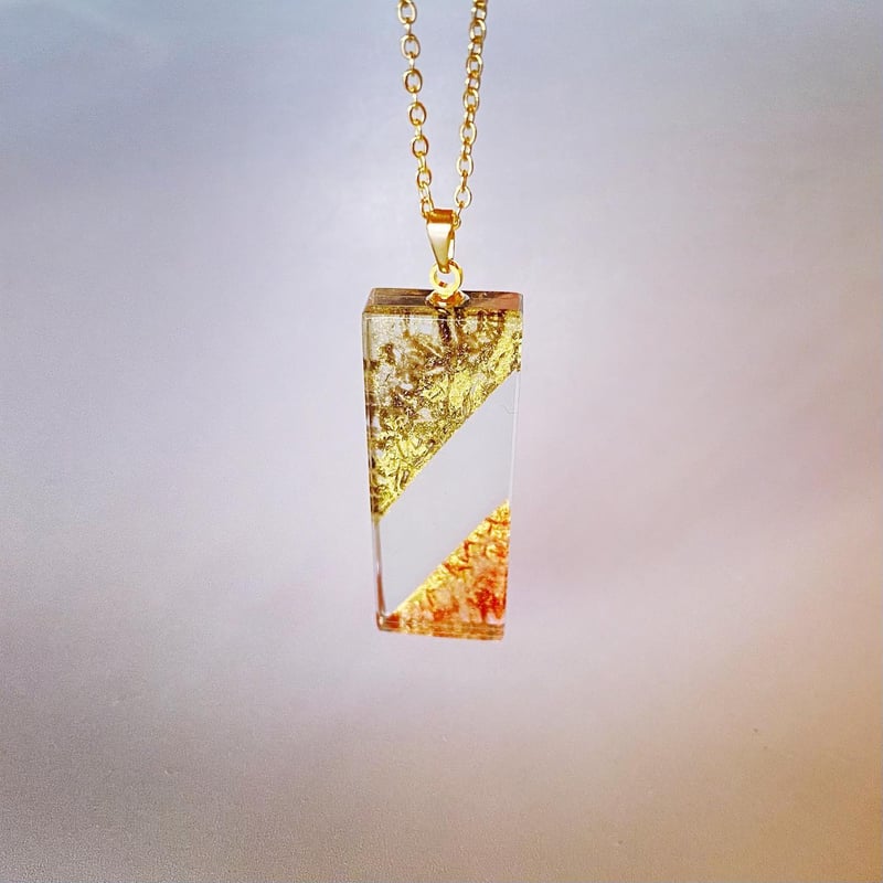 蒔絵ガラスのネックレス 和-nagomi- | Glasabon online shop