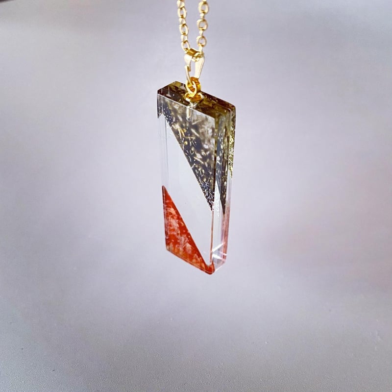 蒔絵ガラスのネックレス 和-nagomi- | Glasabon online shop