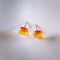 ピアス　kirameki みかんオレンジ