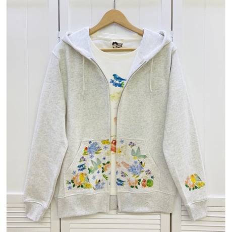 ジップパーカー☆ことりパラダイス