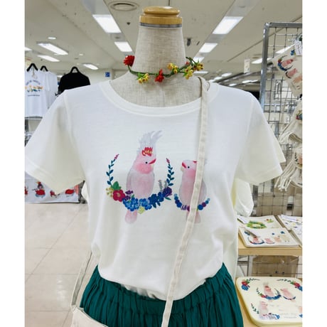 レディースTシャツ☆ちゃぶ台と猫