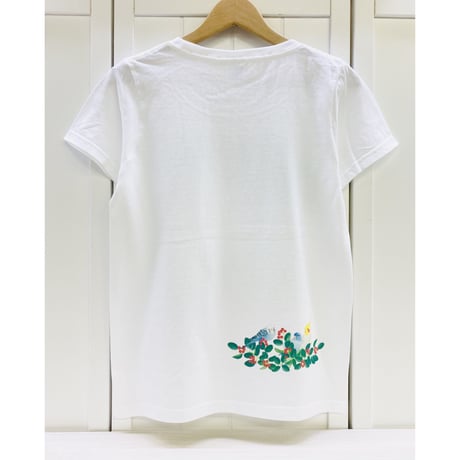 レディースTシャツ☆森のことりたち