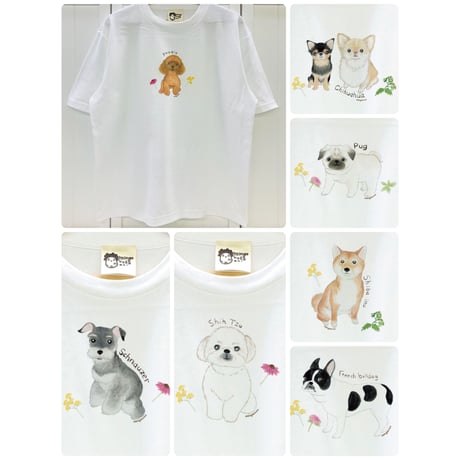 ビックTシャツ☆ワンコたち(犬種別)