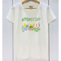 レディースTシャツ☆小鳥ガーデン