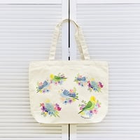 モンゴ大きめトート☆セキセイインコ