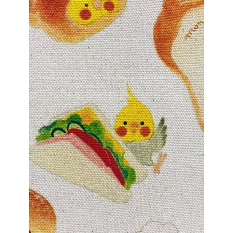 キャンバストートバックM☆オカメパン