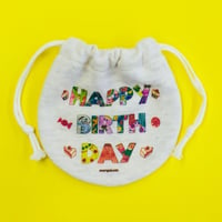 ミニ巾着☆HAPPY BIRTHDAY
