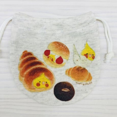 ミニ巾着☆オカメパン
