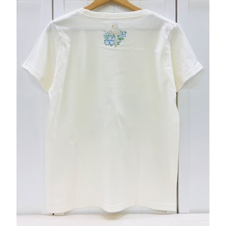レディースTシャツ☆ネモフィラとオキナ