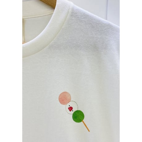 長袖Tシャツ☆和菓子と文鳥