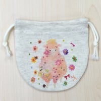 ミニ巾着☆ピンクひつじ
