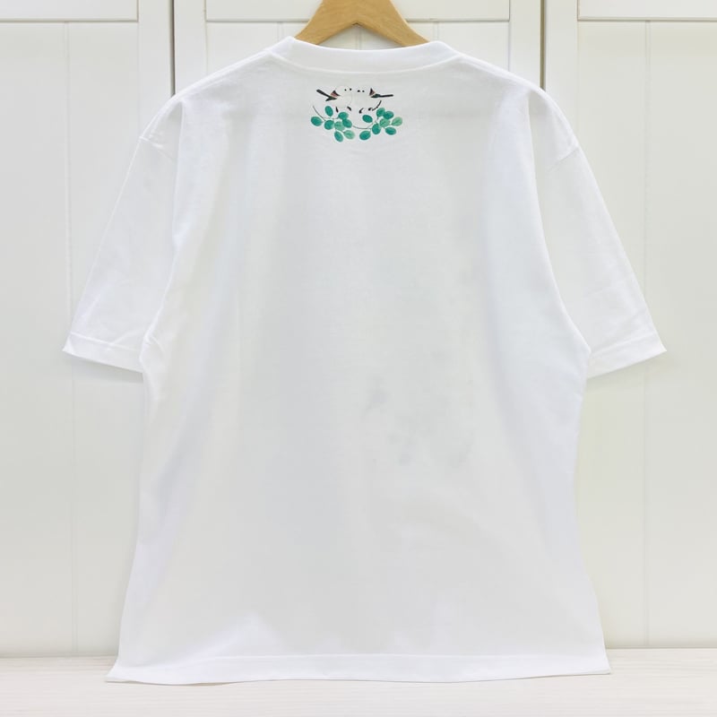 ビックTシャツ☆ボタニカルシマエナガ | mongobess