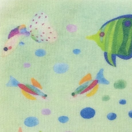 ガーゼハンカチ☆熱帯魚