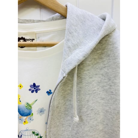 ジップパーカー☆セキセイパラダイス