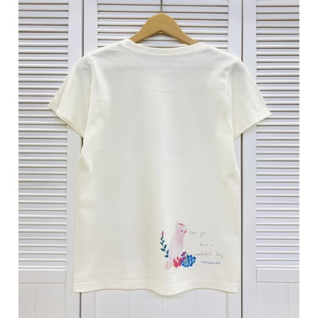 レディースTシャツ☆クルマサカオウムちゃん