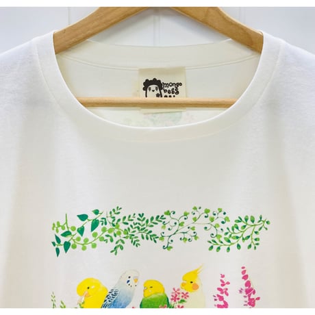レディースTシャツ☆小鳥ガーデン