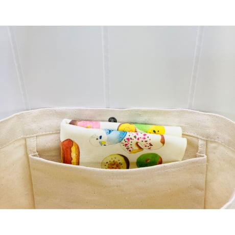 サコッシュM　内ポケット付☆セキセイドーナツ