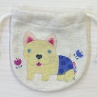 ミニ巾着☆フレンチブル☆おぱんつおチャー