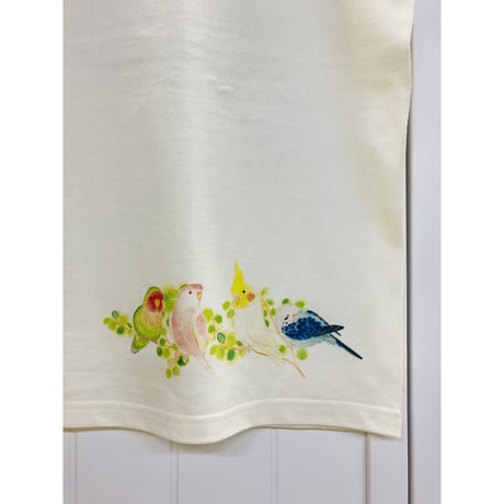 レディースTシャツ☆インコの森