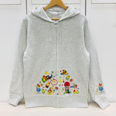 ジップパーカー☆コザクラカフェ