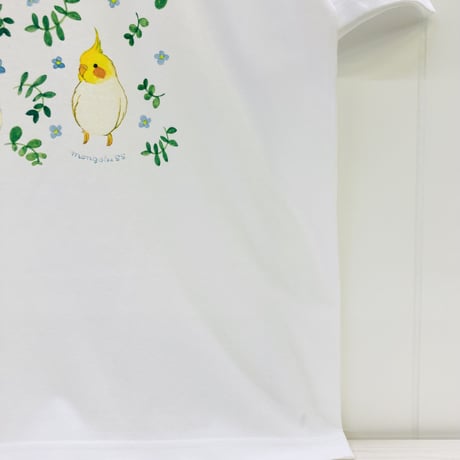 ビックTシャツ☆ボタニカルオカメ