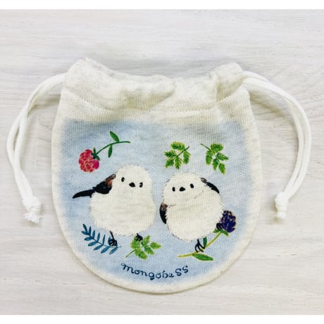 シマエナガ❤抹茶白玉ぜんざい❤ハンドバッグ❤ハンドメイド シマエナガ❤抹茶白玉ぜんざい❤ハンドバッグ❤ハンドメイド