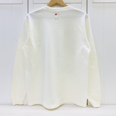 長袖Tシャツ☆ボタニカル文鳥