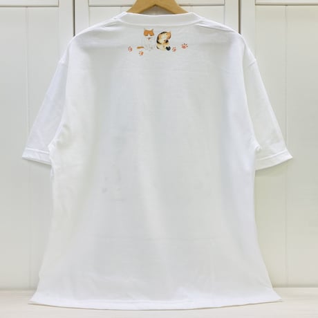 ビックTシャツ☆ボタニカル猫