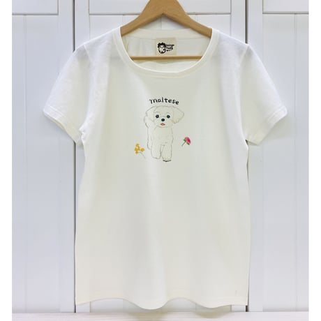 レディースTシャツ☆マルチーズ