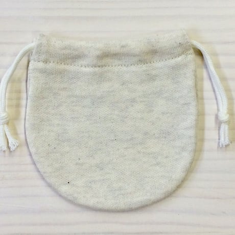 ミニ巾着☆フレンチブル☆ことりのおチャー