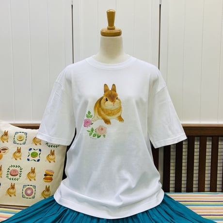 ビックTシャツ☆ボタニカル猫