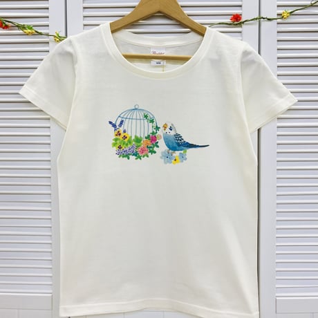 レディースTシャツ☆鳥かごシリーズ